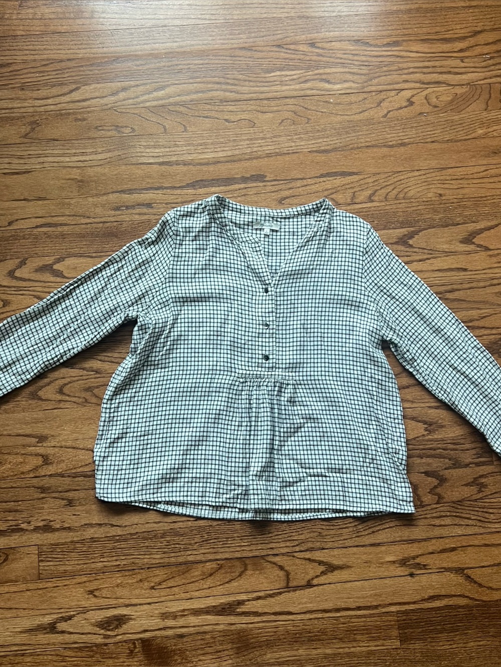 MADEWELL flannel blouse